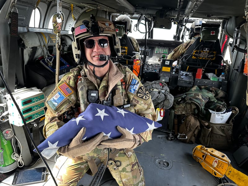Louis Mirabelli — U.S. Army flight paramedic